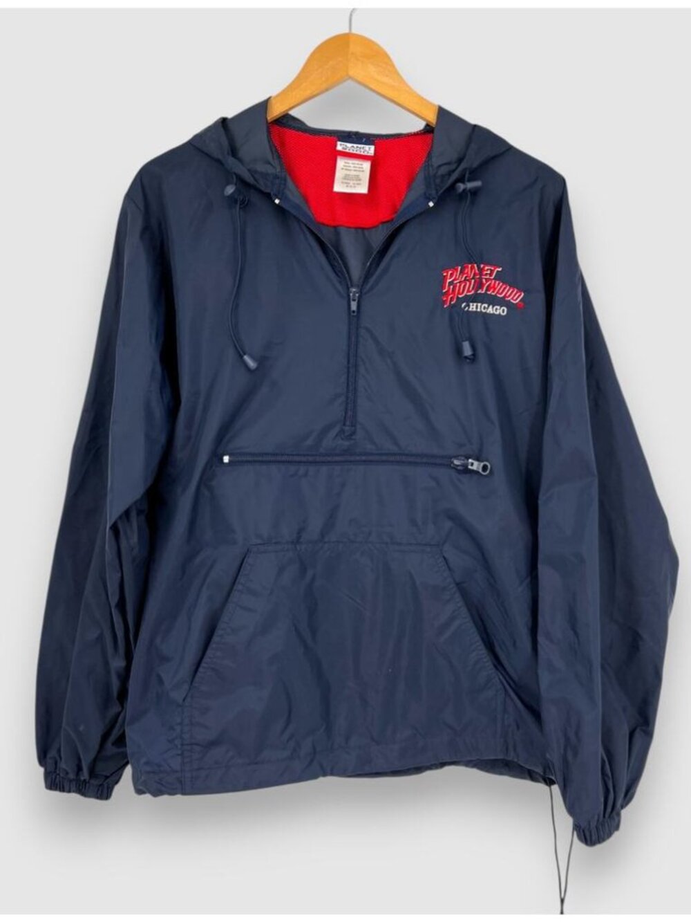 1990s Vintage Planet Hollywood Chicago Windbreaker Jacket Size Small NWT